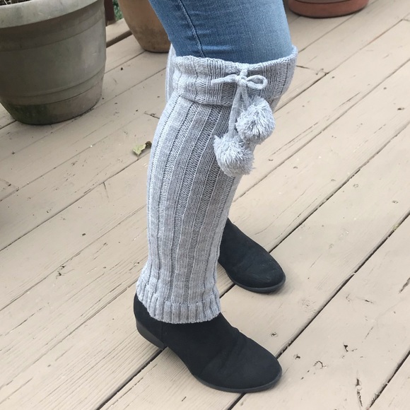 Gray boot toppers - Picture 3 of 4